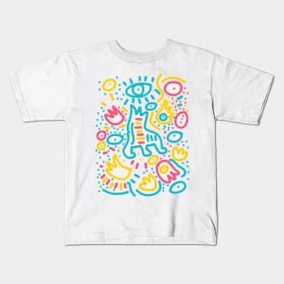 Cool Third Eye Graffiti Street Art Kids T-Shirt